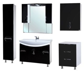 Тумба Bellezza Лагуна 60см чёрный 00000002437